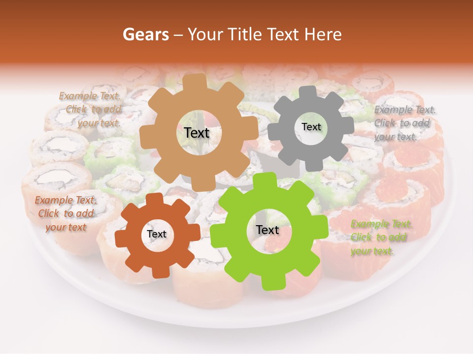 Sesame Culinary Mushroom PowerPoint Template