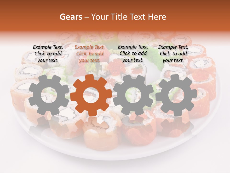 Sesame Culinary Mushroom PowerPoint Template