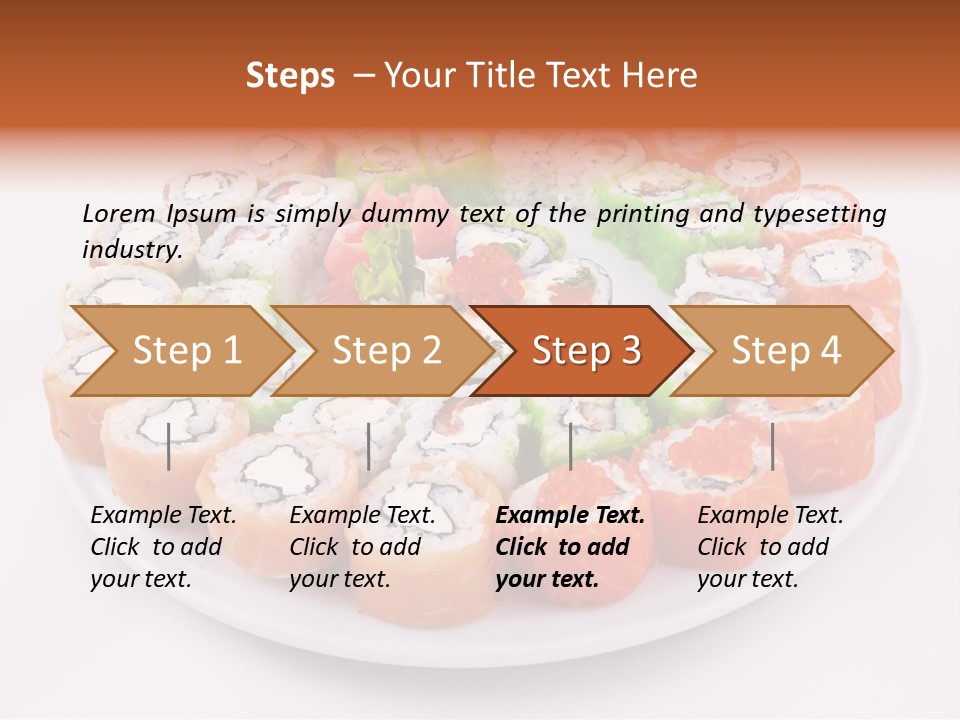Sesame Culinary Mushroom PowerPoint Template