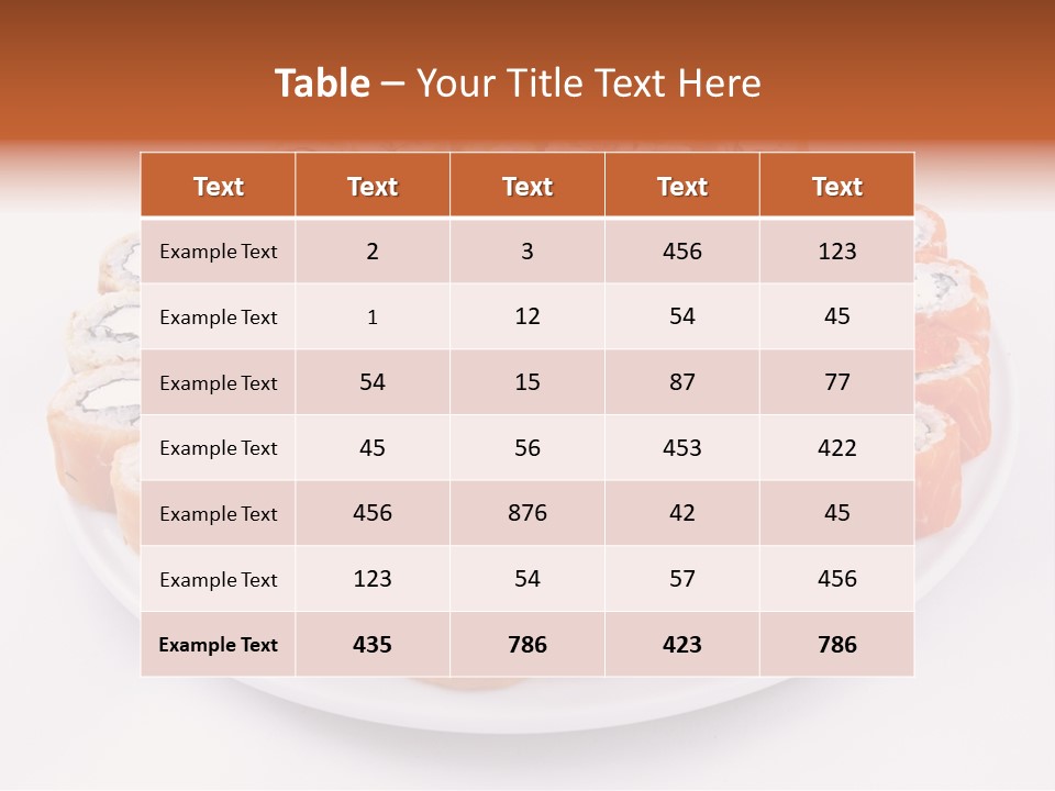 Sesame Culinary Mushroom PowerPoint Template