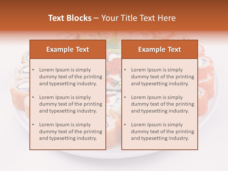 Sesame Culinary Mushroom PowerPoint Template