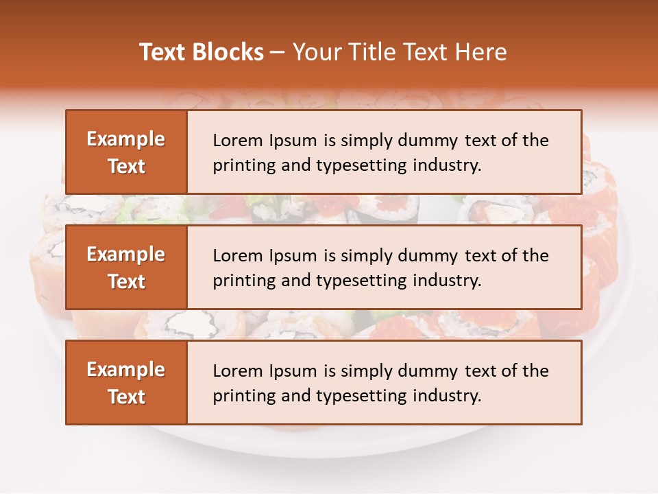 Sesame Culinary Mushroom PowerPoint Template