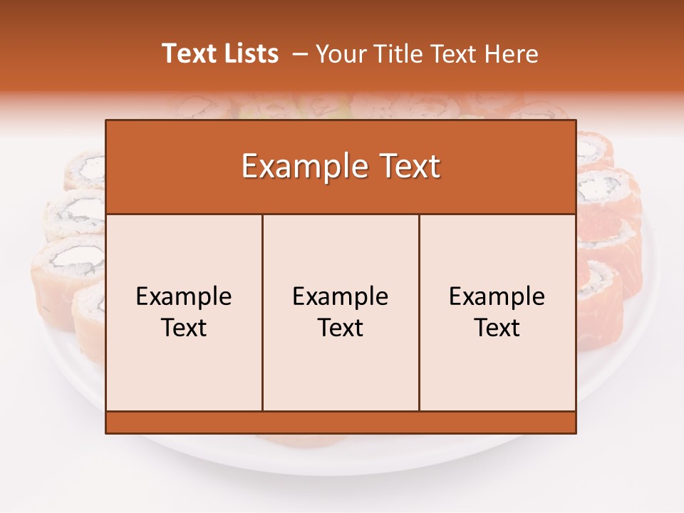 Sesame Culinary Mushroom PowerPoint Template