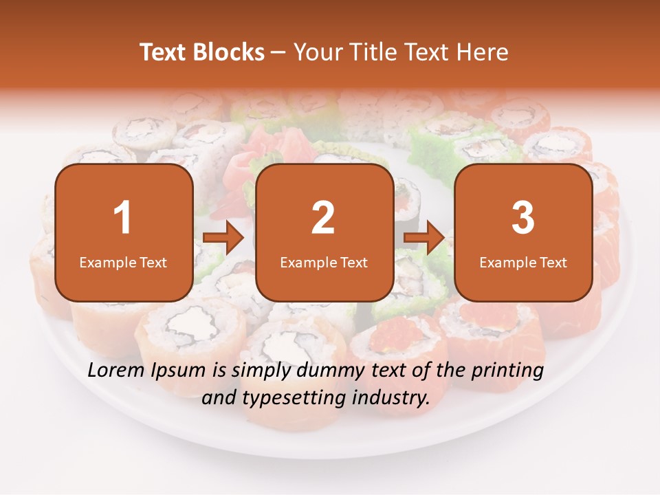 Sesame Culinary Mushroom PowerPoint Template