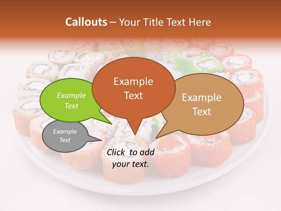 Sesame Culinary Mushroom PowerPoint Template