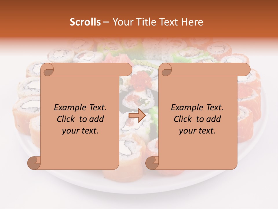 Sesame Culinary Mushroom PowerPoint Template