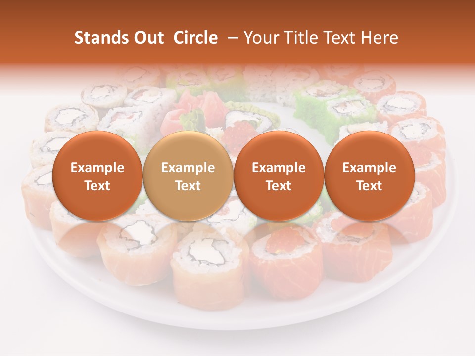 Sesame Culinary Mushroom PowerPoint Template