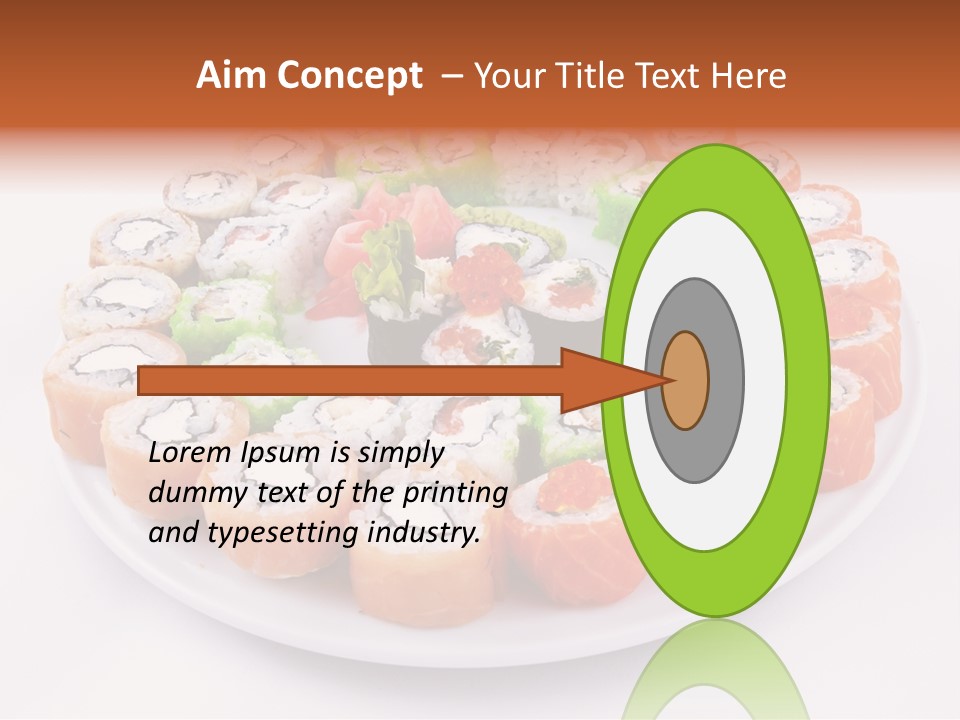 Sesame Culinary Mushroom PowerPoint Template