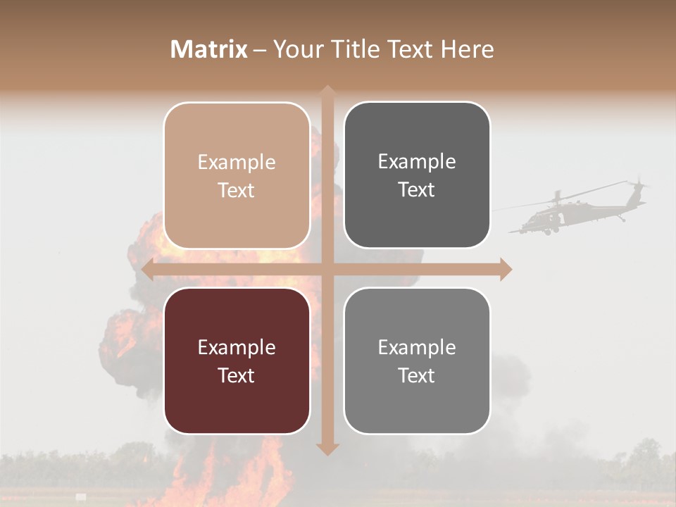 Fireball Military Two PowerPoint Template