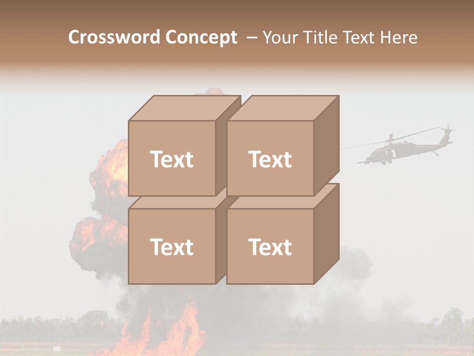 Fireball Military Two PowerPoint Template
