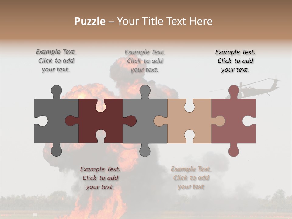 Fireball Military Two PowerPoint Template