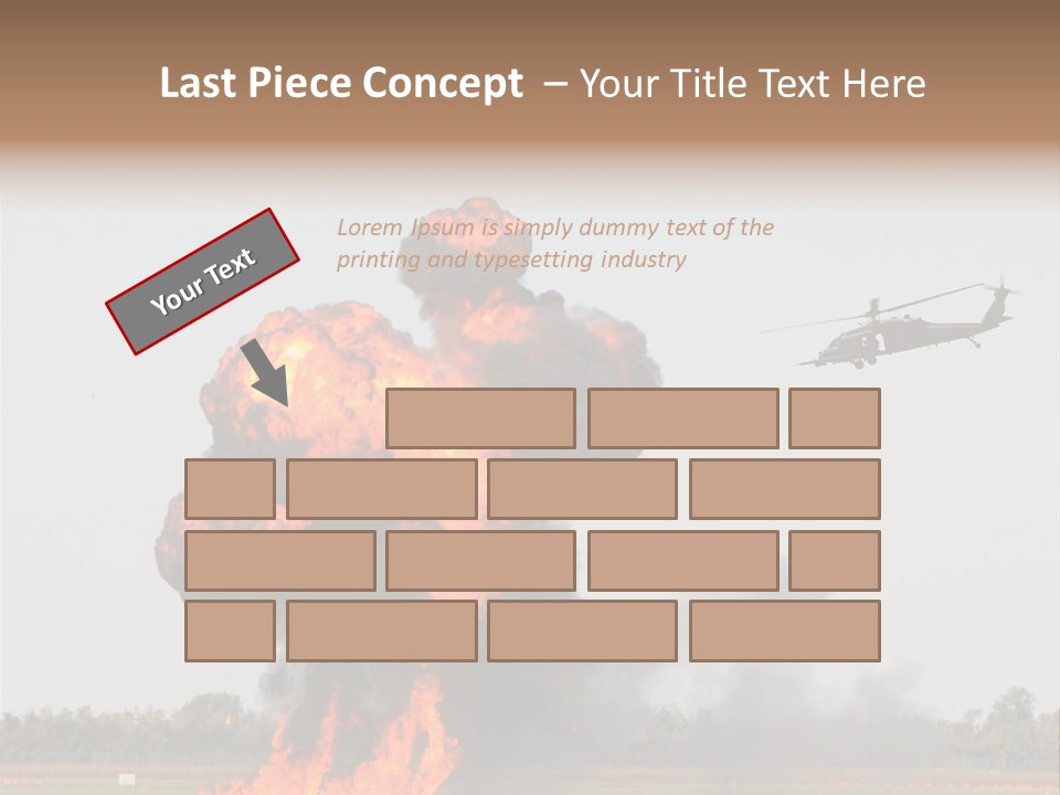 Fireball Military Two PowerPoint Template