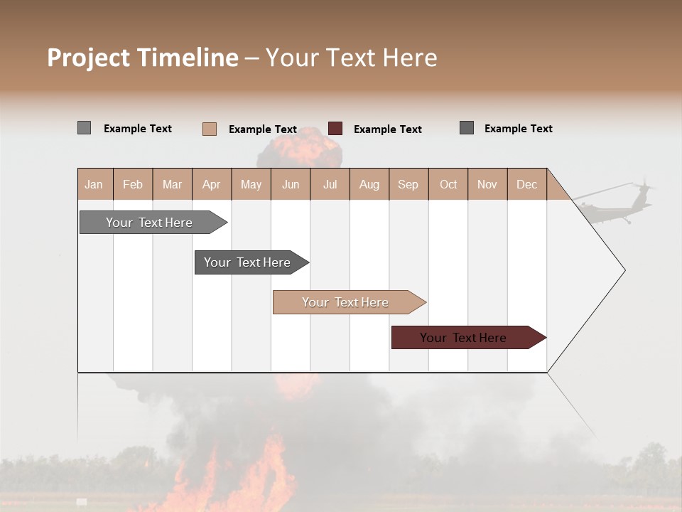 Fireball Military Two PowerPoint Template