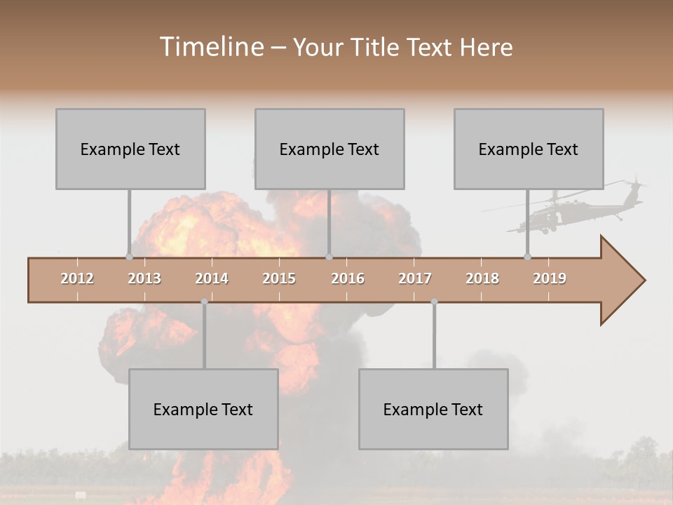 Fireball Military Two PowerPoint Template