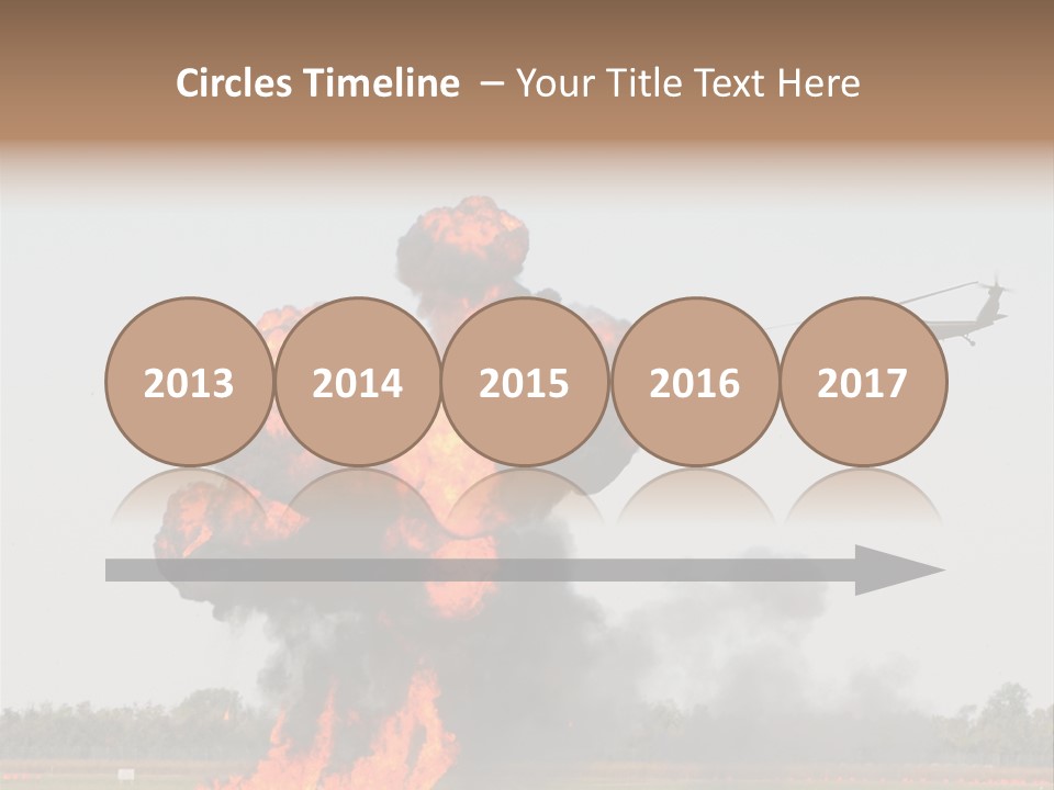 Fireball Military Two PowerPoint Template