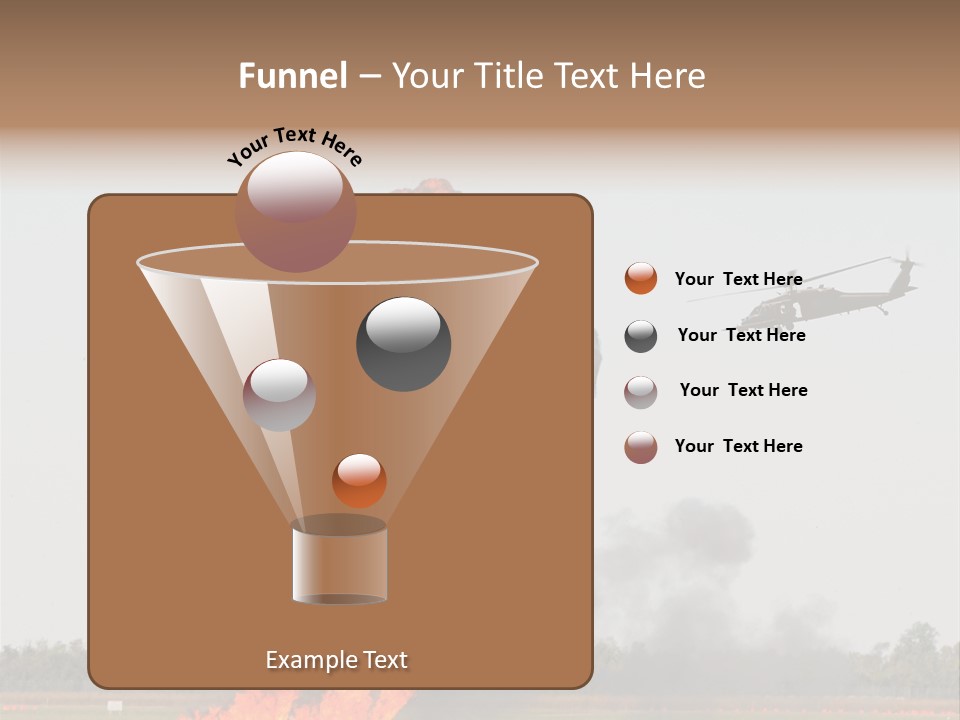 Fireball Military Two PowerPoint Template