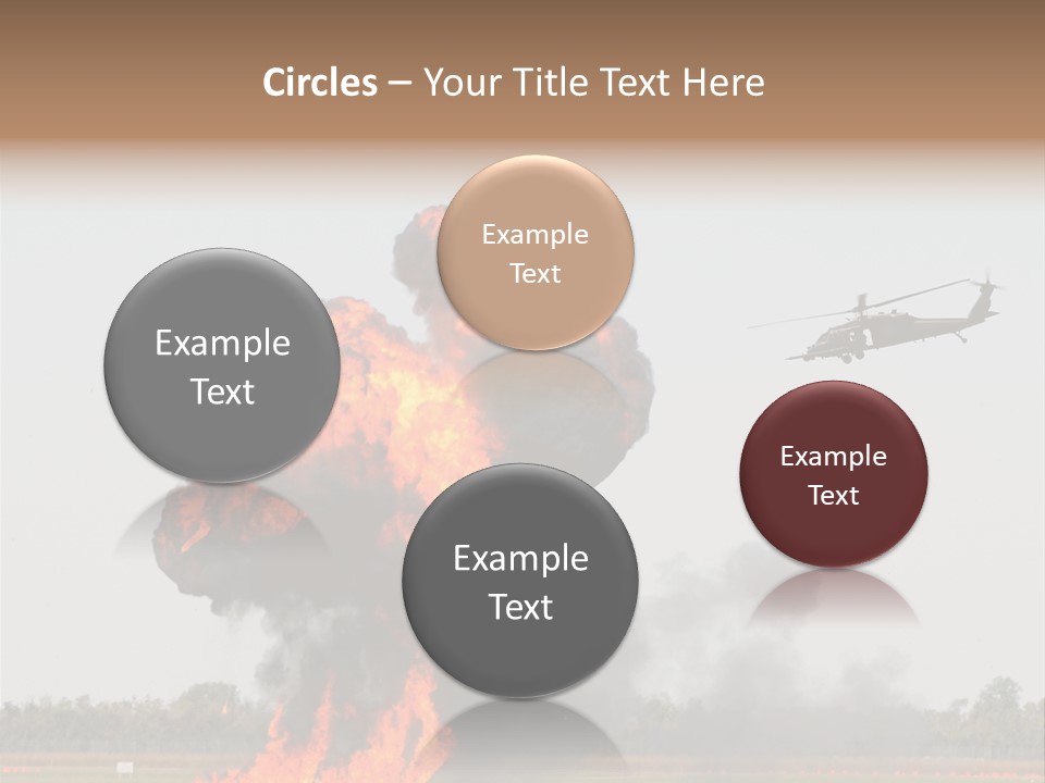 Fireball Military Two PowerPoint Template