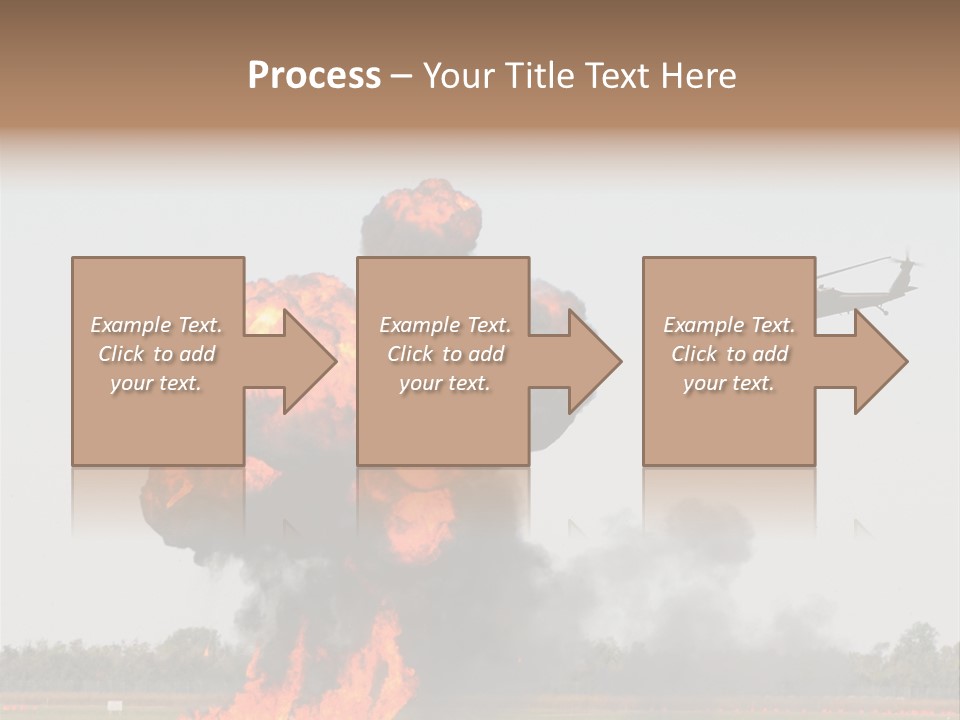 Fireball Military Two PowerPoint Template