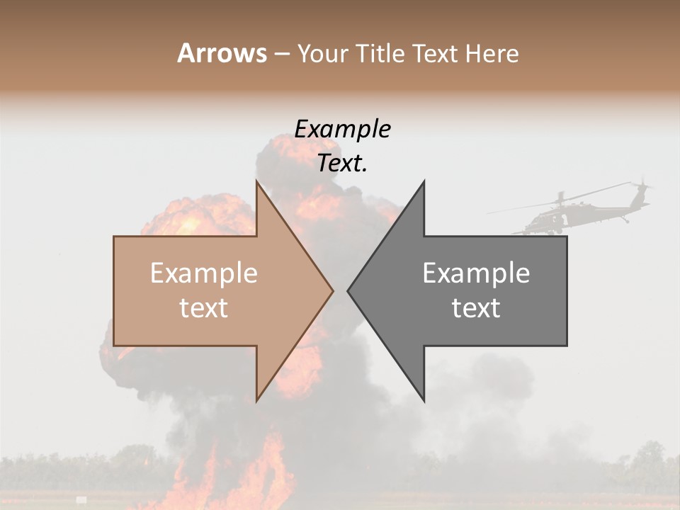 Fireball Military Two PowerPoint Template