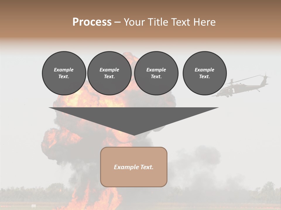 Fireball Military Two PowerPoint Template