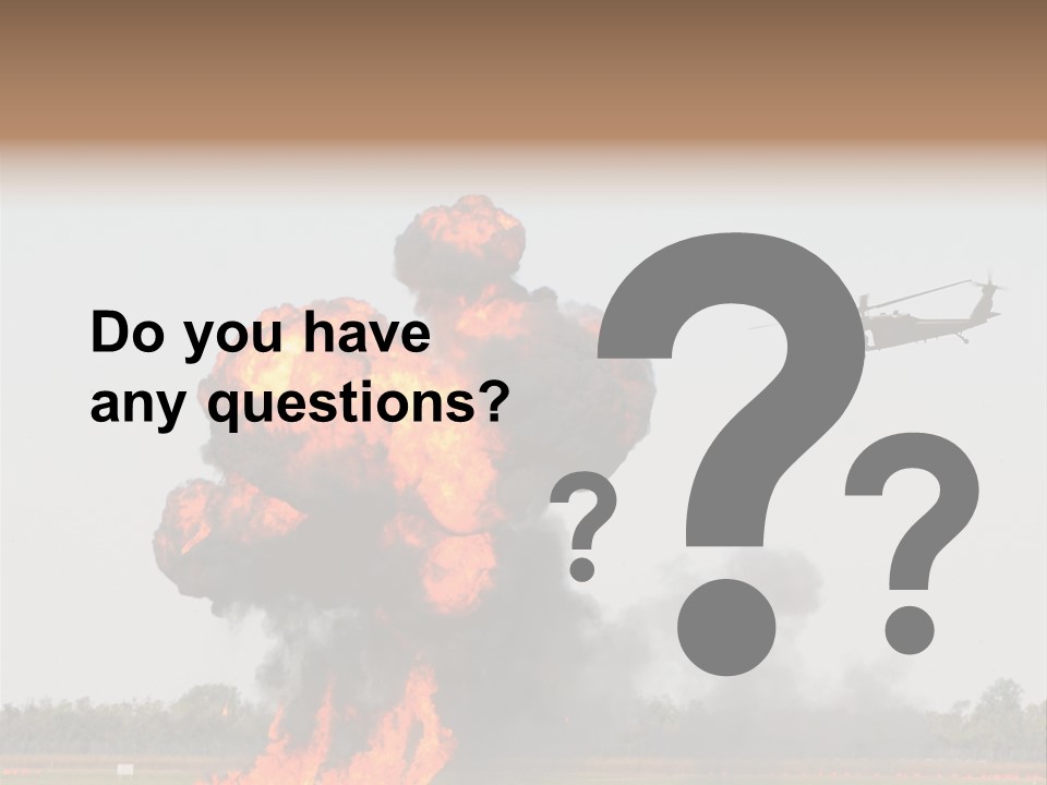 Fireball Military Two PowerPoint Template