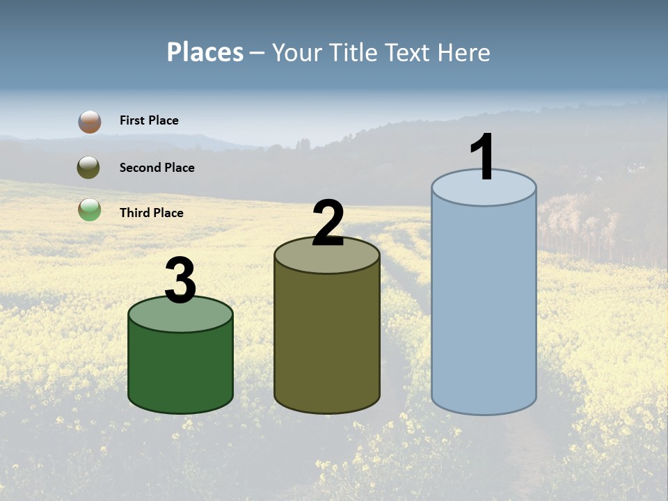 Europe Surrey Canola PowerPoint Template