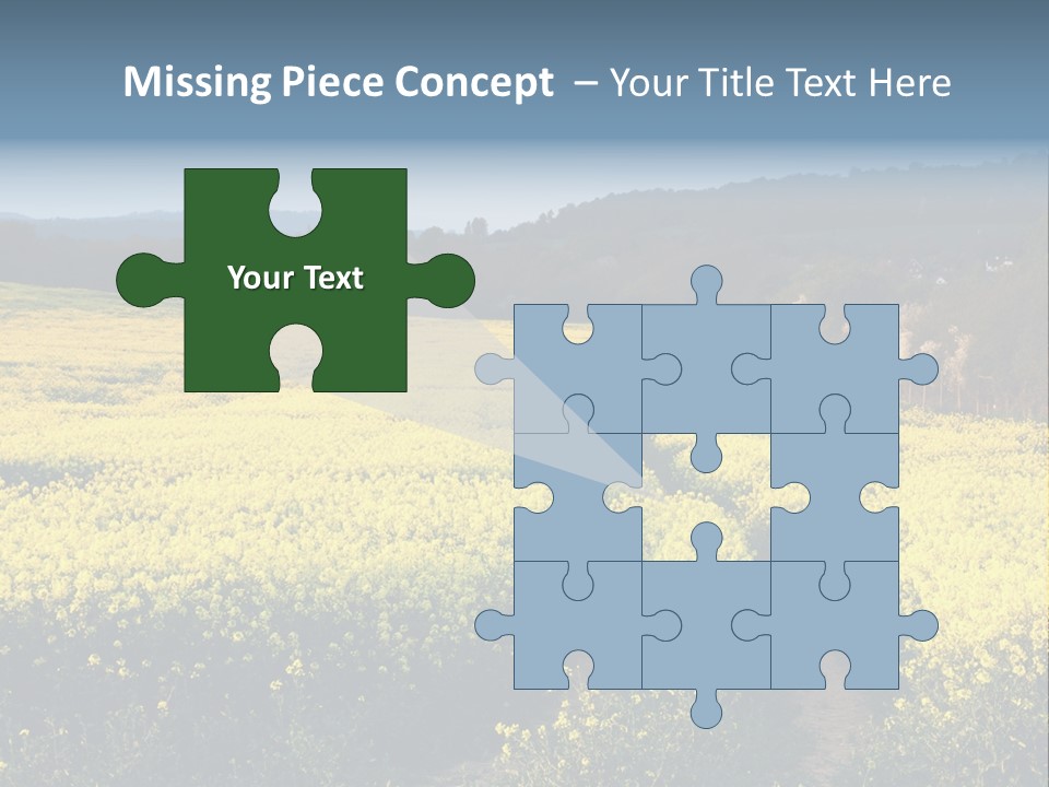 Europe Surrey Canola PowerPoint Template