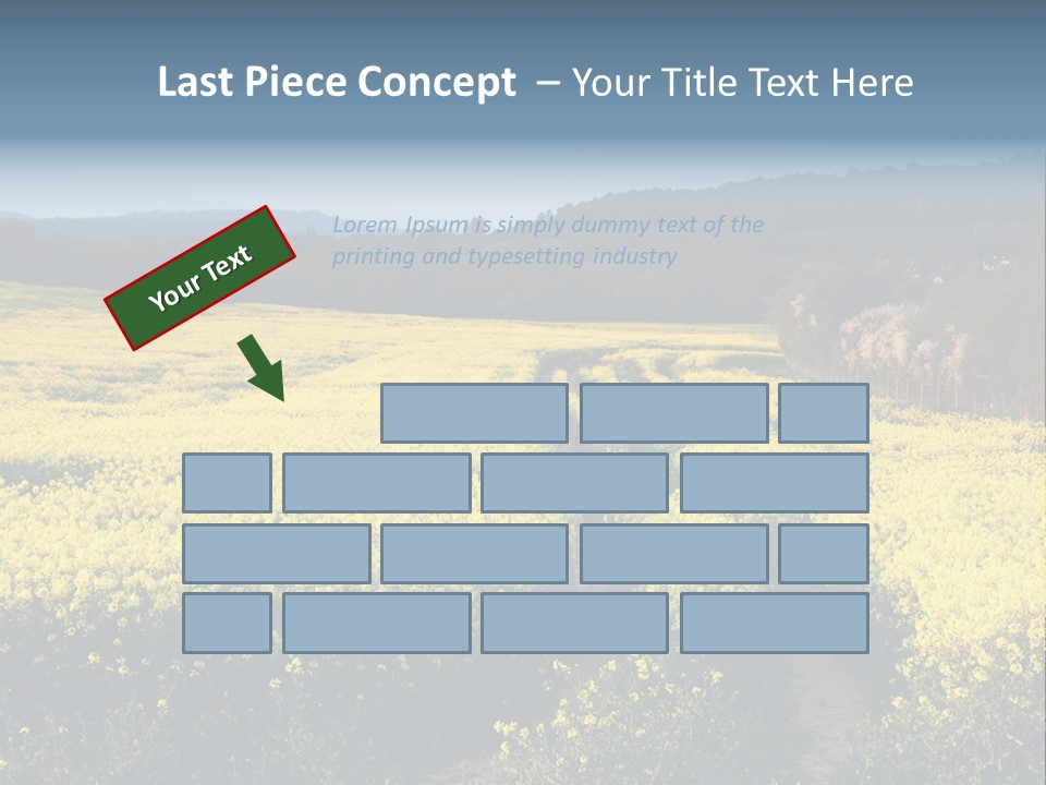 Europe Surrey Canola PowerPoint Template