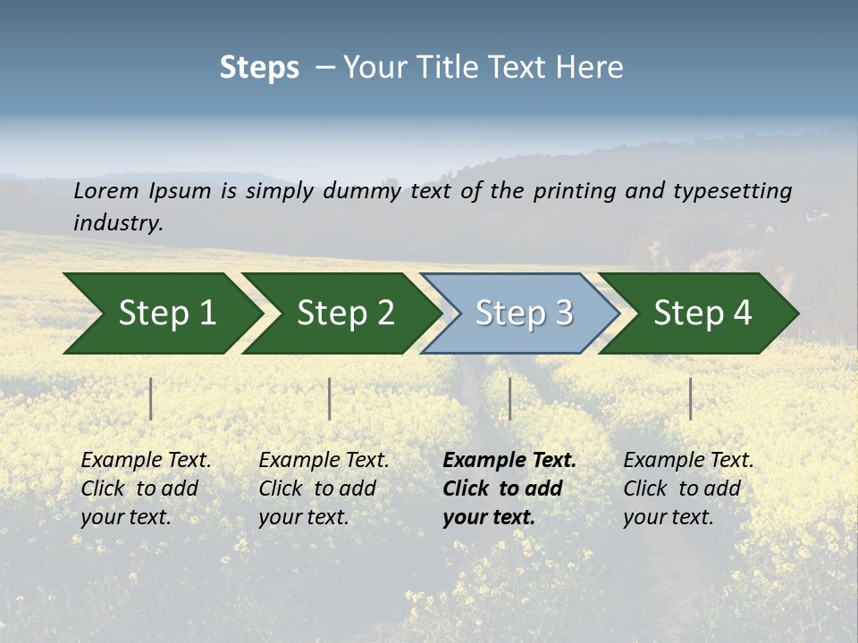 Europe Surrey Canola PowerPoint Template