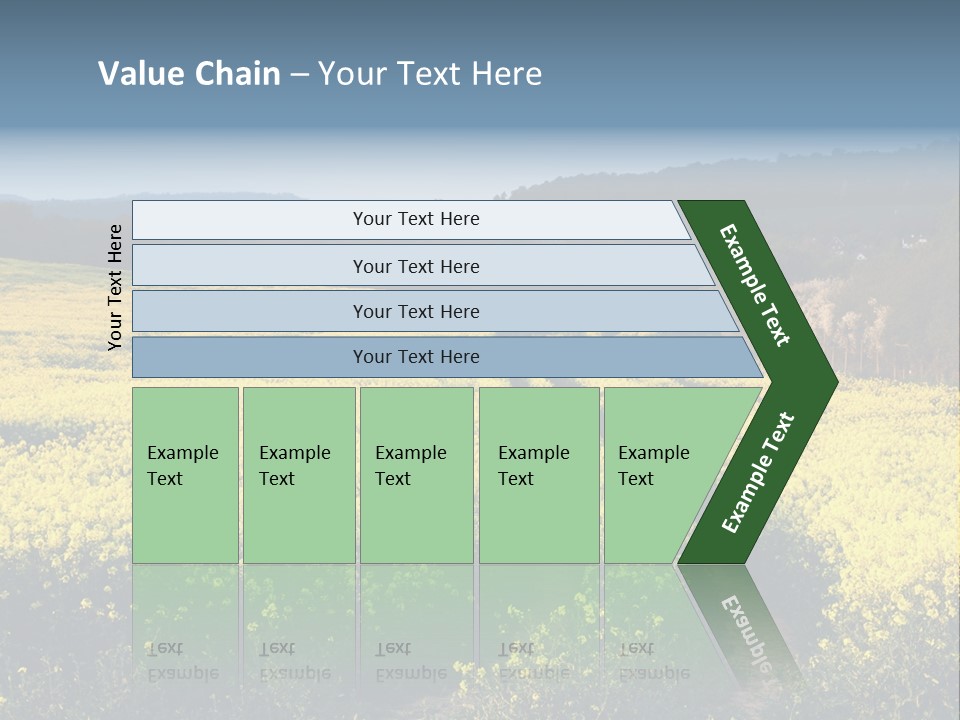 Europe Surrey Canola PowerPoint Template