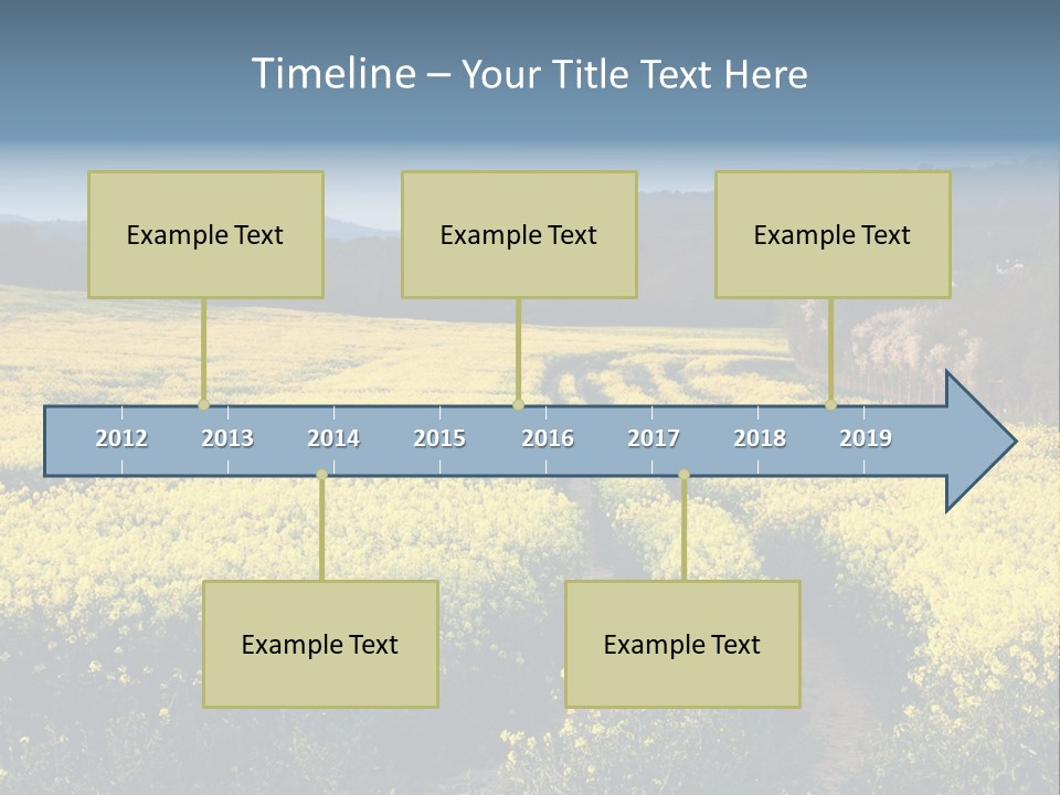 Europe Surrey Canola PowerPoint Template