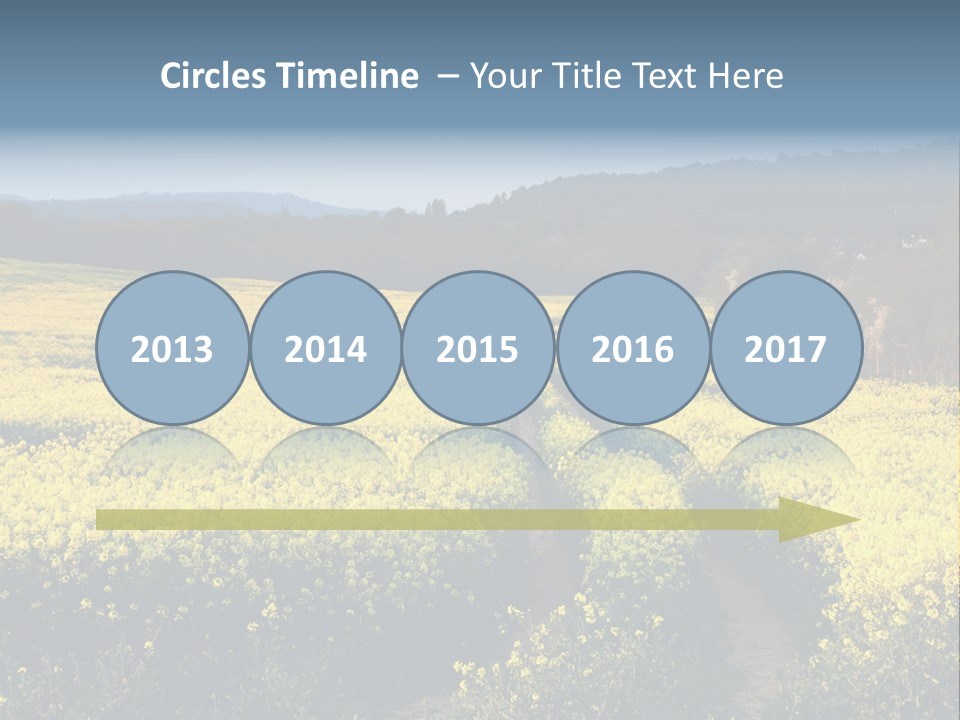 Europe Surrey Canola PowerPoint Template