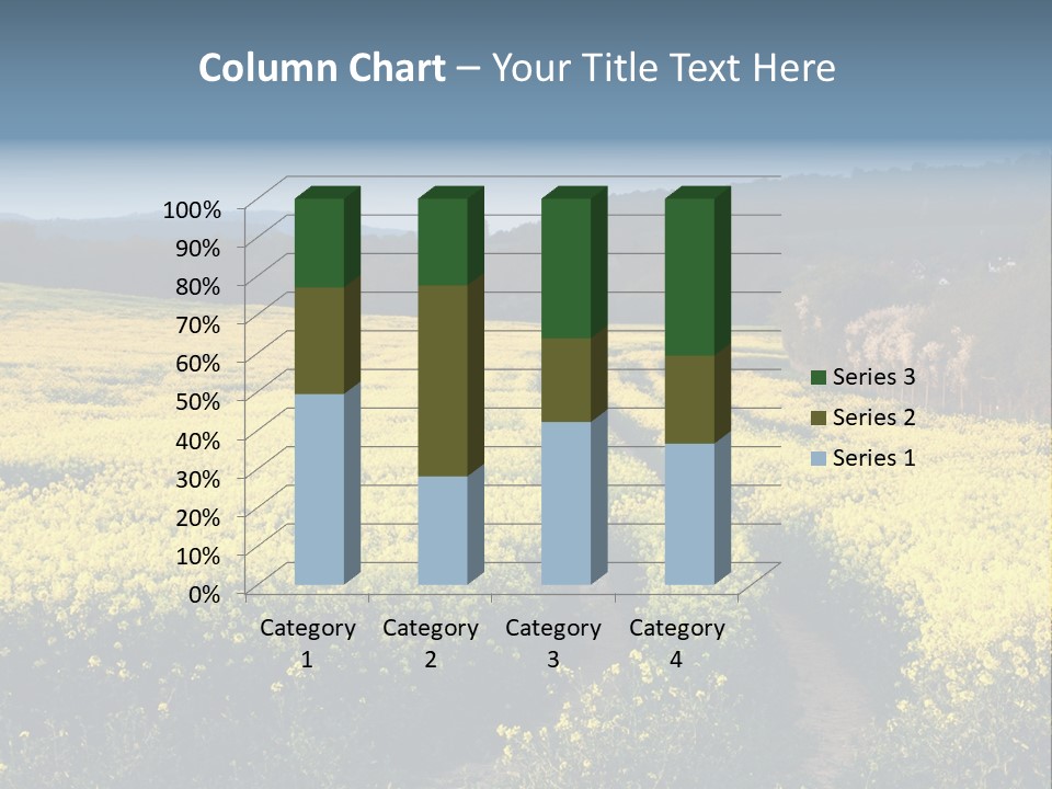 Europe Surrey Canola PowerPoint Template