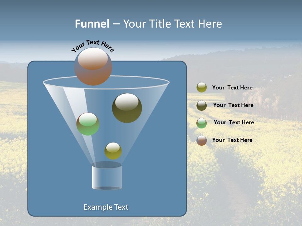 Europe Surrey Canola PowerPoint Template