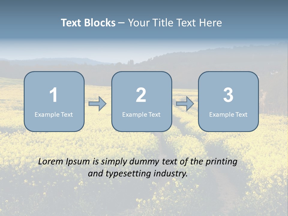 Europe Surrey Canola PowerPoint Template