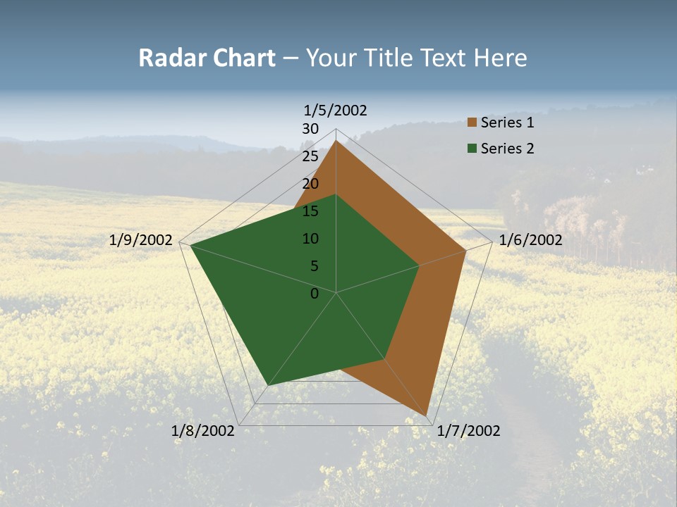 Europe Surrey Canola PowerPoint Template