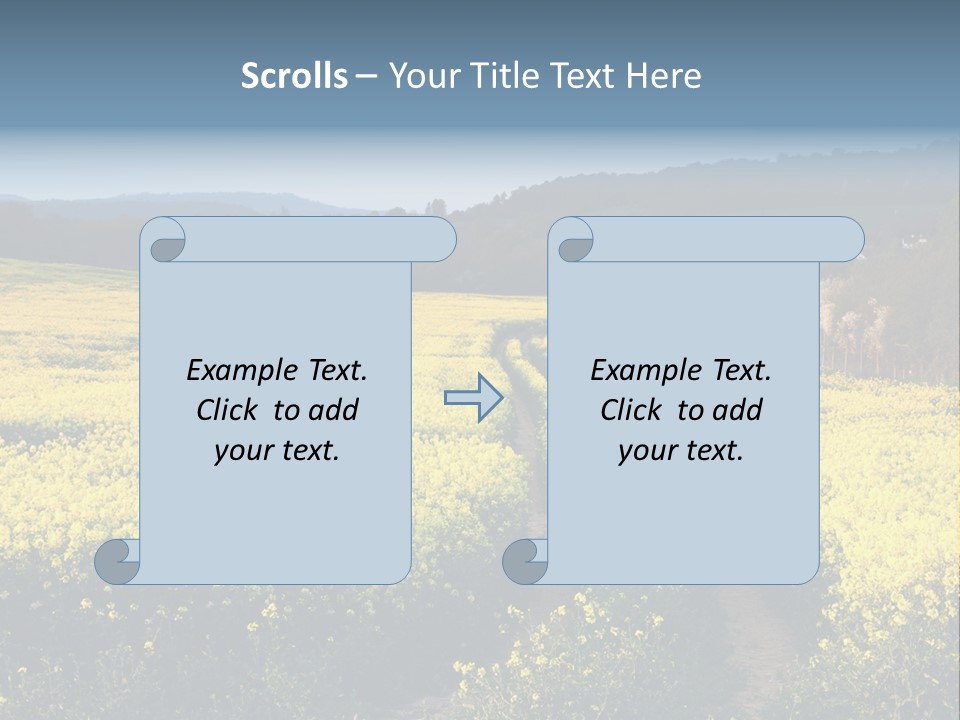 Europe Surrey Canola PowerPoint Template
