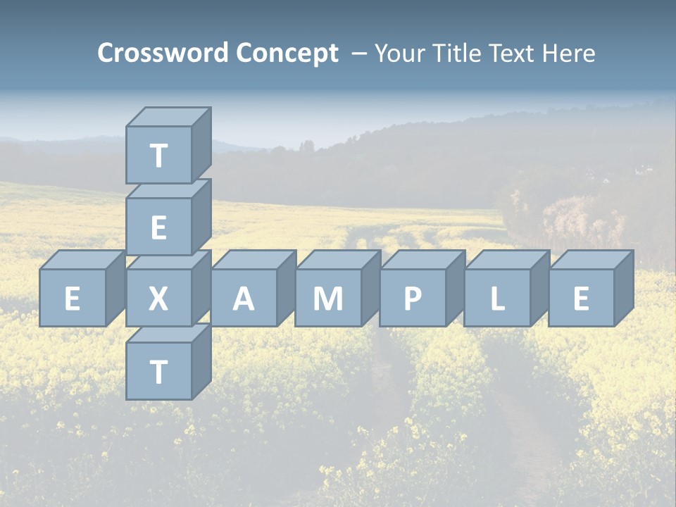 Europe Surrey Canola PowerPoint Template