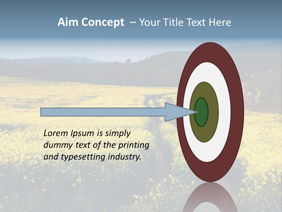 Europe Surrey Canola PowerPoint Template