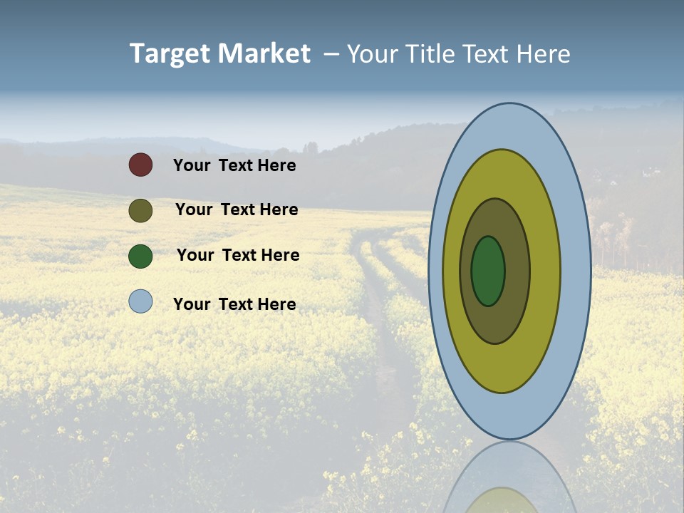 Europe Surrey Canola PowerPoint Template