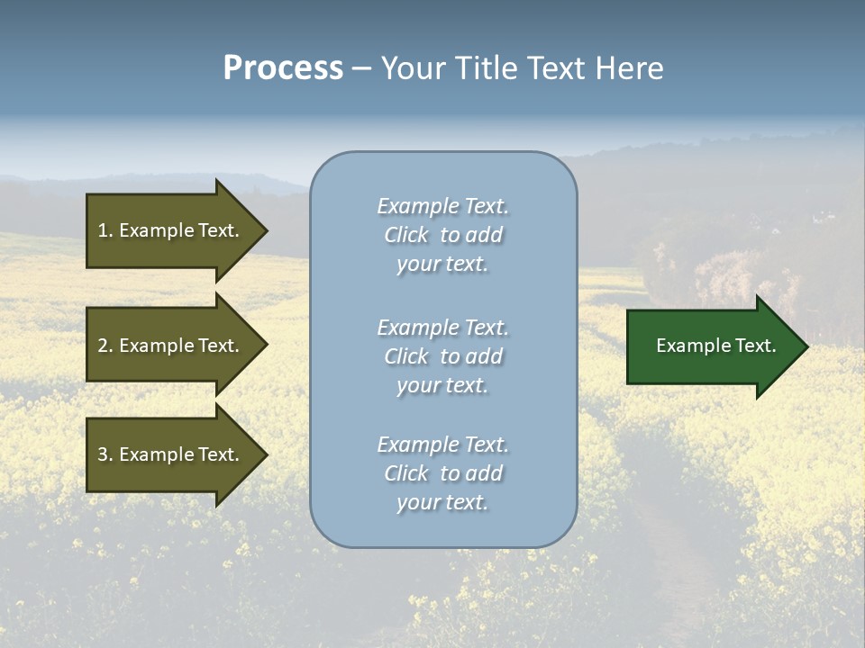 Europe Surrey Canola PowerPoint Template