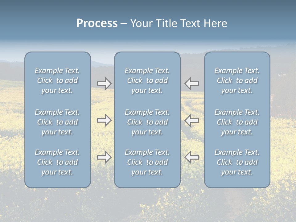 Europe Surrey Canola PowerPoint Template