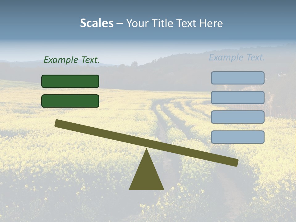 Europe Surrey Canola PowerPoint Template