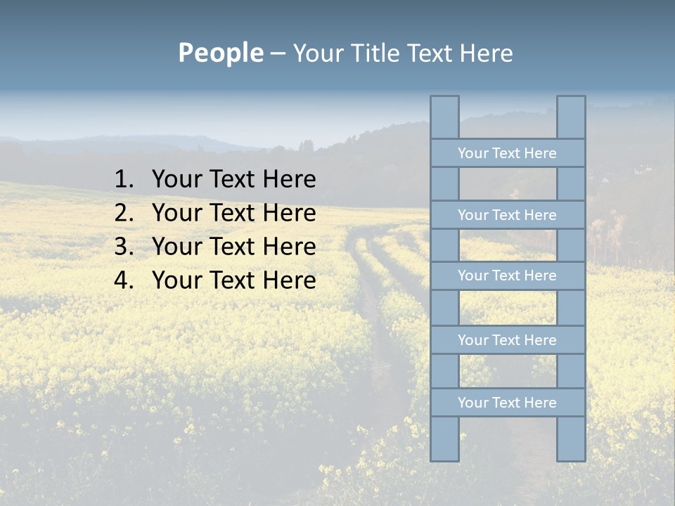 Europe Surrey Canola PowerPoint Template