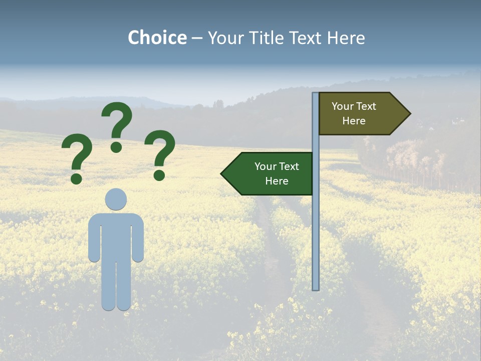 Europe Surrey Canola PowerPoint Template