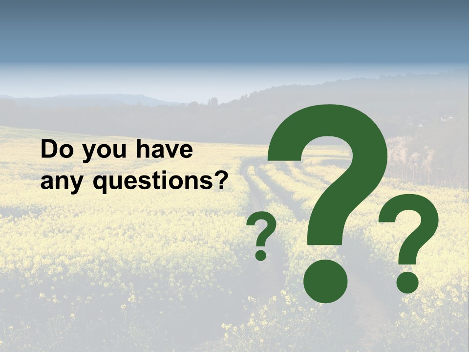 Europe Surrey Canola PowerPoint Template