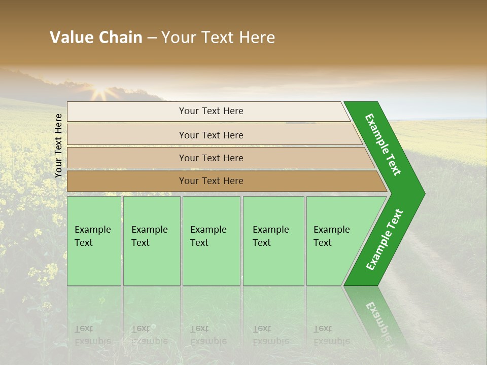 Nature Sunset Seasonal PowerPoint Template
