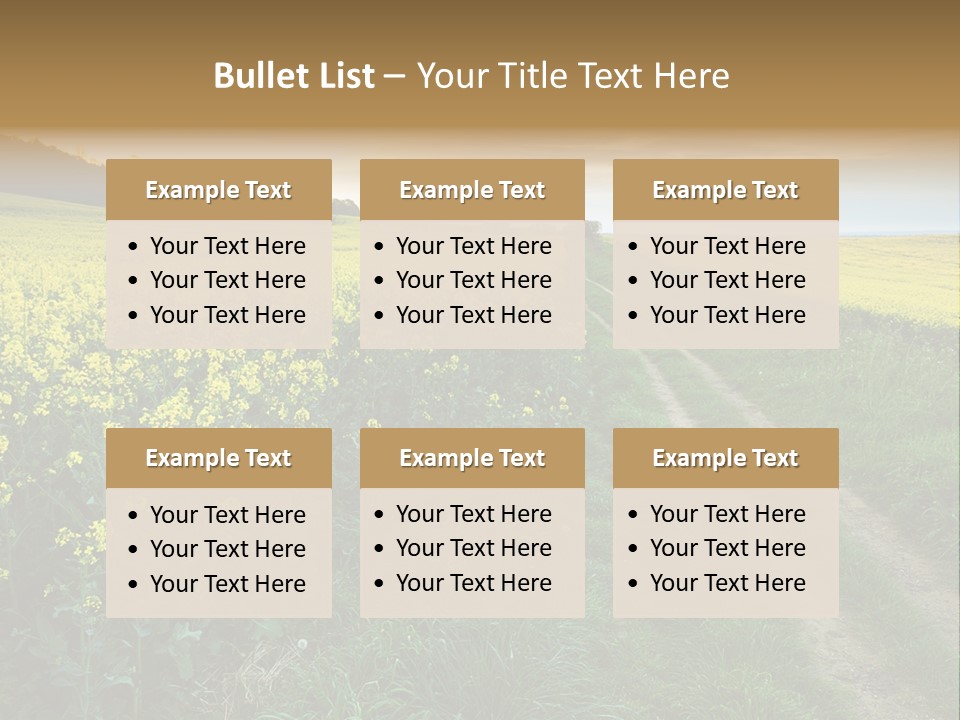 Nature Sunset Seasonal PowerPoint Template
