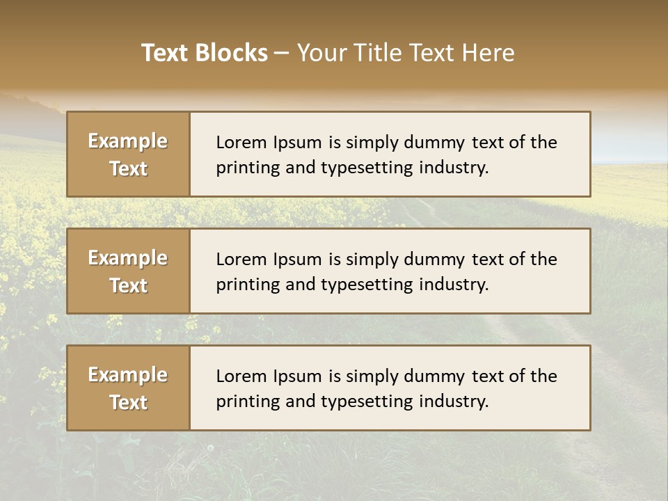 Nature Sunset Seasonal PowerPoint Template