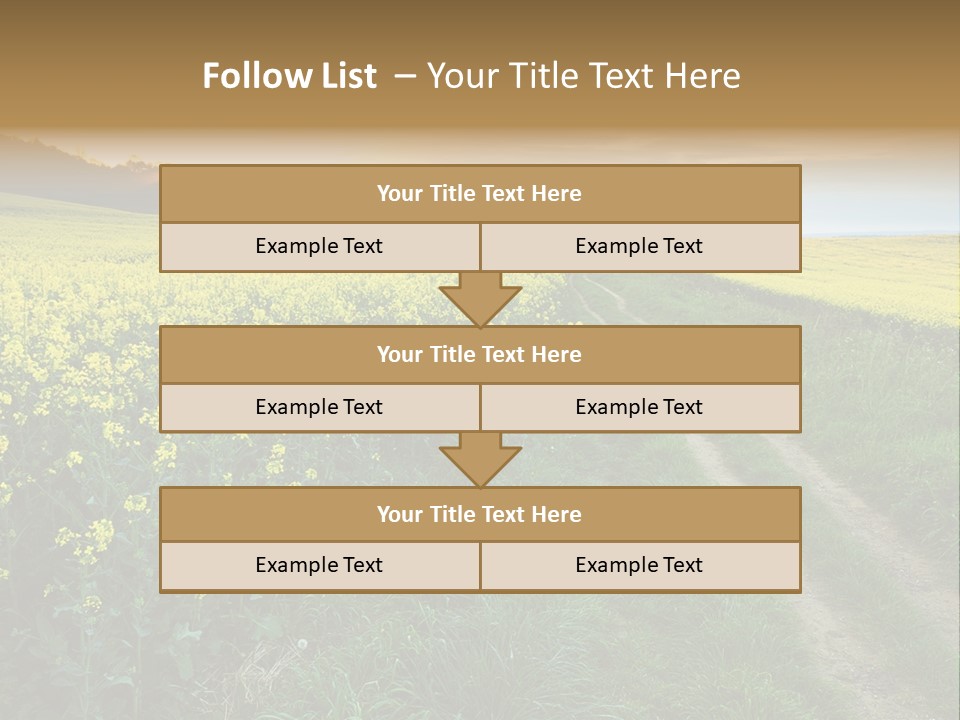 Nature Sunset Seasonal PowerPoint Template
